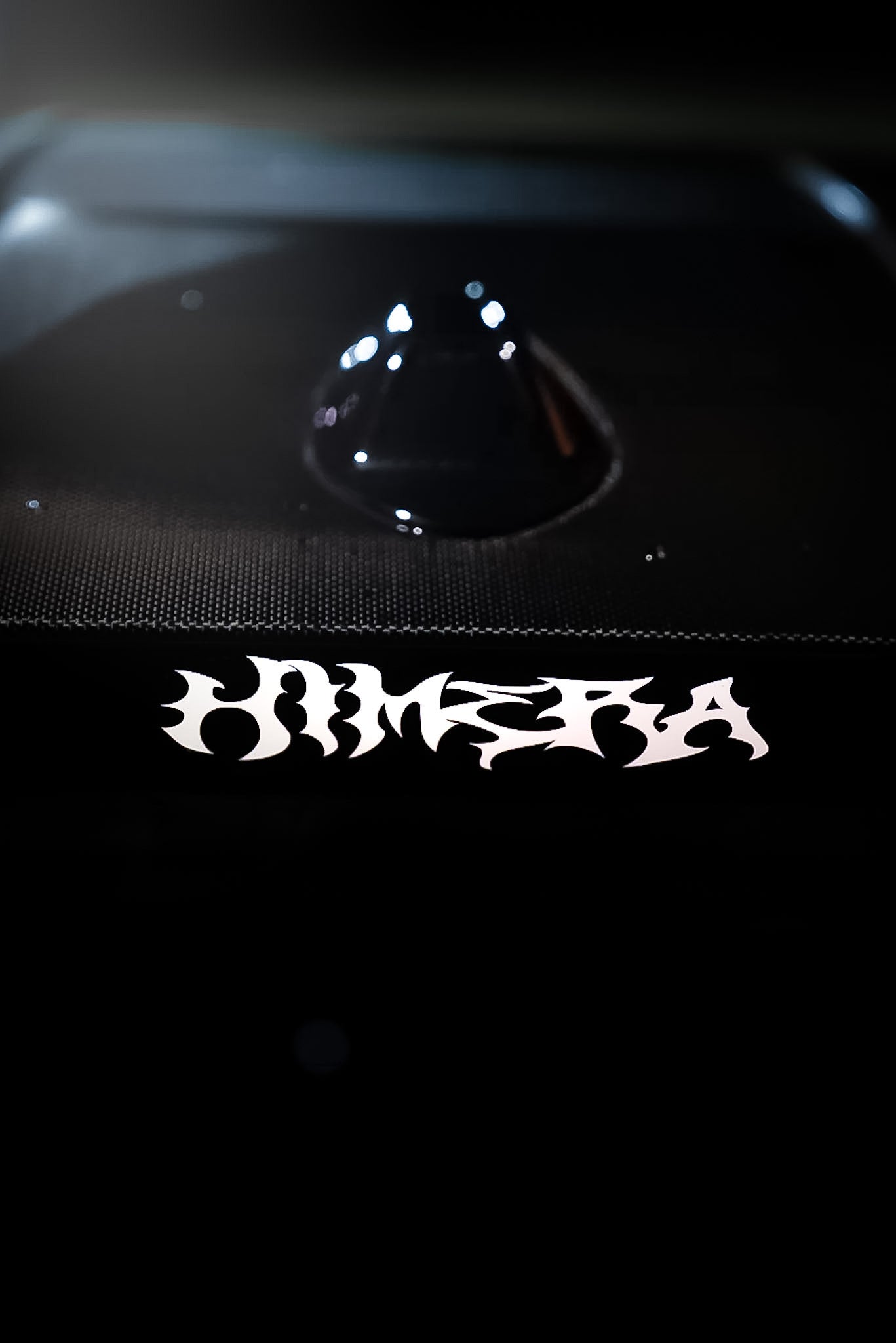 NAKLEJKA NA SAMOCHÓD - NAPIS HIMERA - BIAŁE